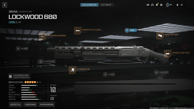 The Lockwood 680 in MW3.