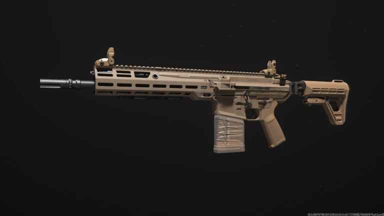 An image of the BAS-B battle rifle from MW3 and Warzone.