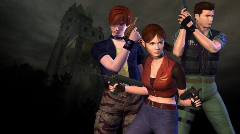 Resident Evil Code Veronica main characters Chris Claire Redfield Steve Burnside