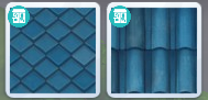 All roof patterns in The Sims 4 For Rent.