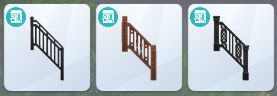 All stair railings in The Sims 4 For Rent.