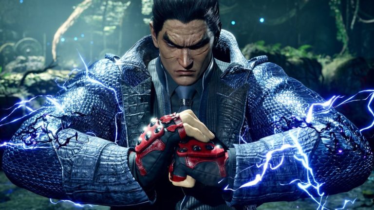 Kazuya cracking his fists in Tekken 8