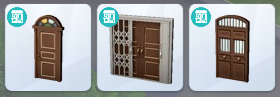 All doors in The Sims 4 For Rent.