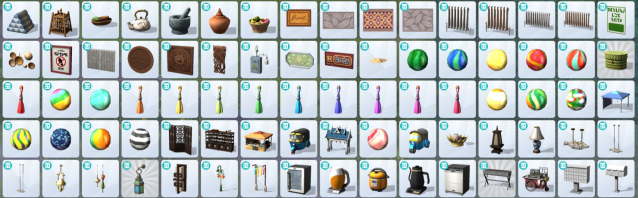 All general furniture in The Sims 4 For Rent.