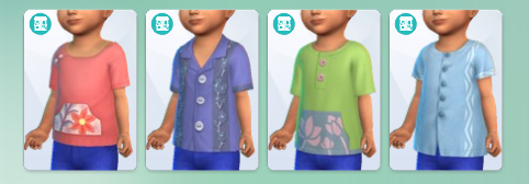 All tops in The Sims 4 For Rent.