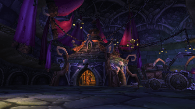 Rogues' Quarter district in the Undercity in WoW Classic.