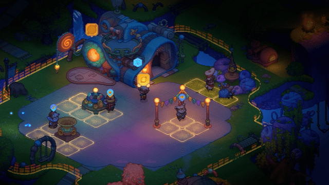 Bandle Tale player's house at night - Image via Riot Forge