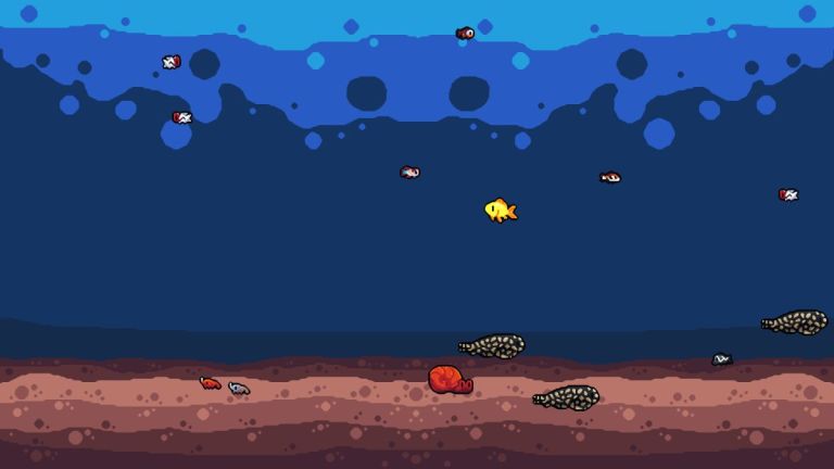 An in-game screenshot of a Chillquarium fish in freshwater tank