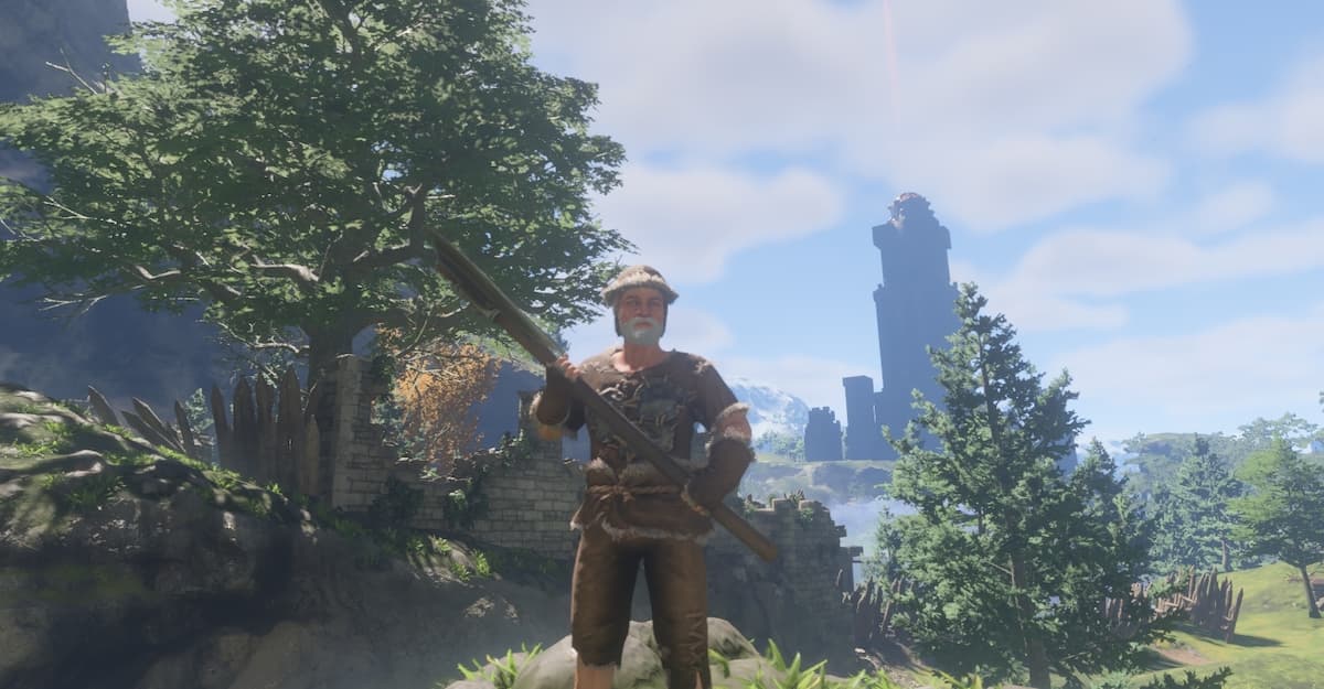 Man standing outside of Longkeep