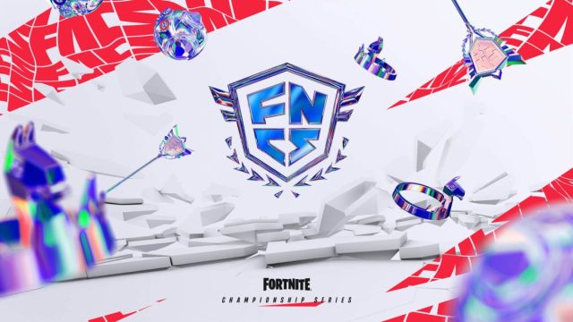 Promotional image and logo for the 2024 Fortnite Championship Series.