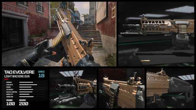 TAQ Evolvere LMG in MW3 season one reloaded