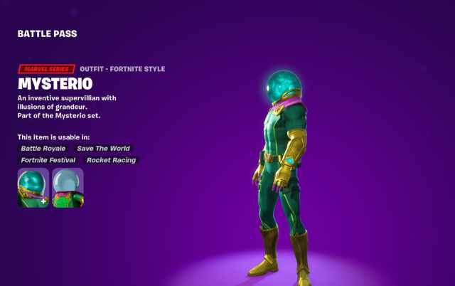 Mysterio in Fortnite