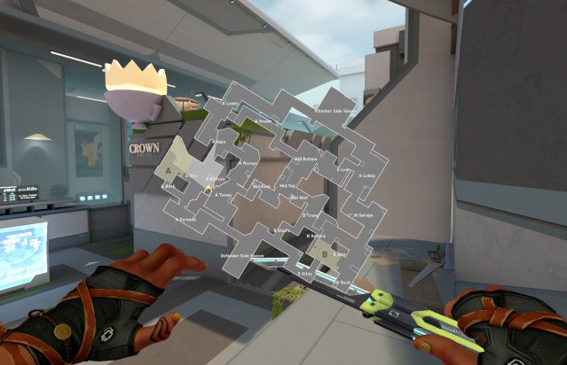 Split, VALORANT map layout