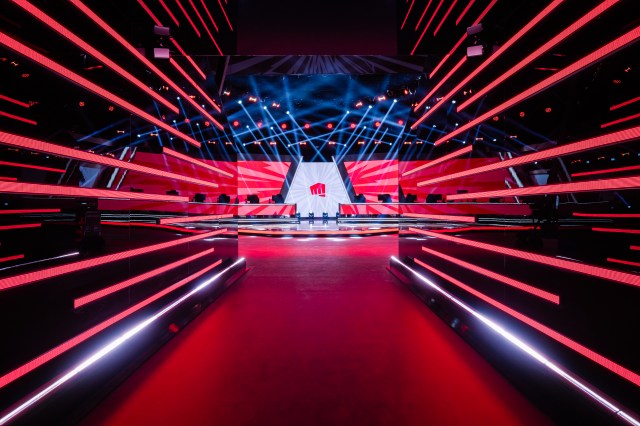 New tunnel entering the arena in the Riot Games Arena in Berlin