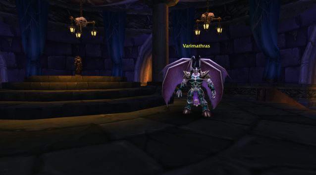 Varimathras in WoW Classic standing next to Sylvanas Windrunner in the Undercity