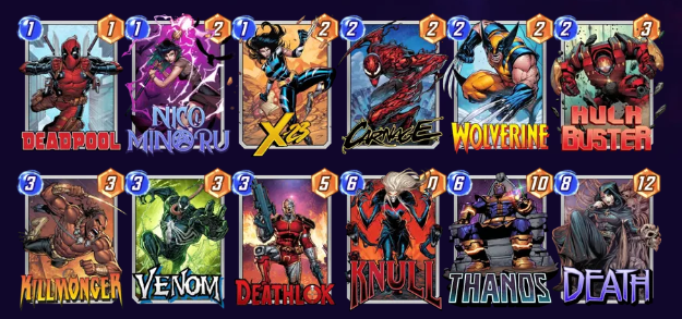 Marvel Snap Thanos Destroy deck