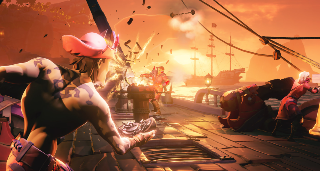 A scene from Sea of Thieves