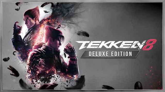 Jin and Kazuya on the Tekken 8 logo.