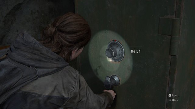 West Gate 2 safe code in TLOU2 Remastered