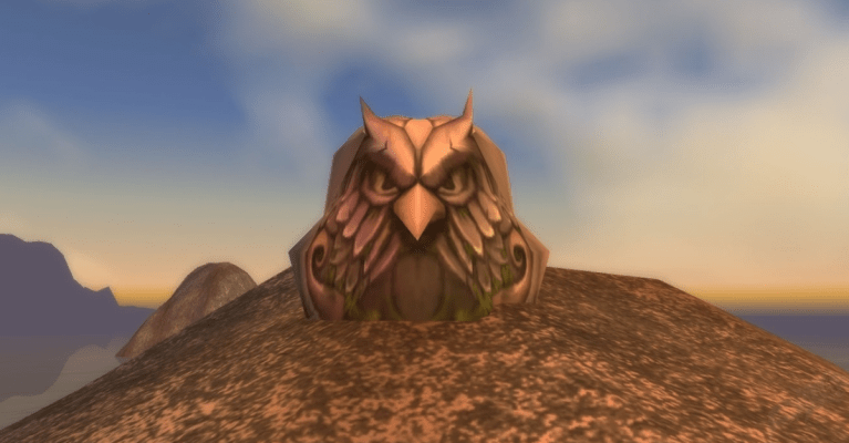 Image of an Owl Statue in WoW SoD