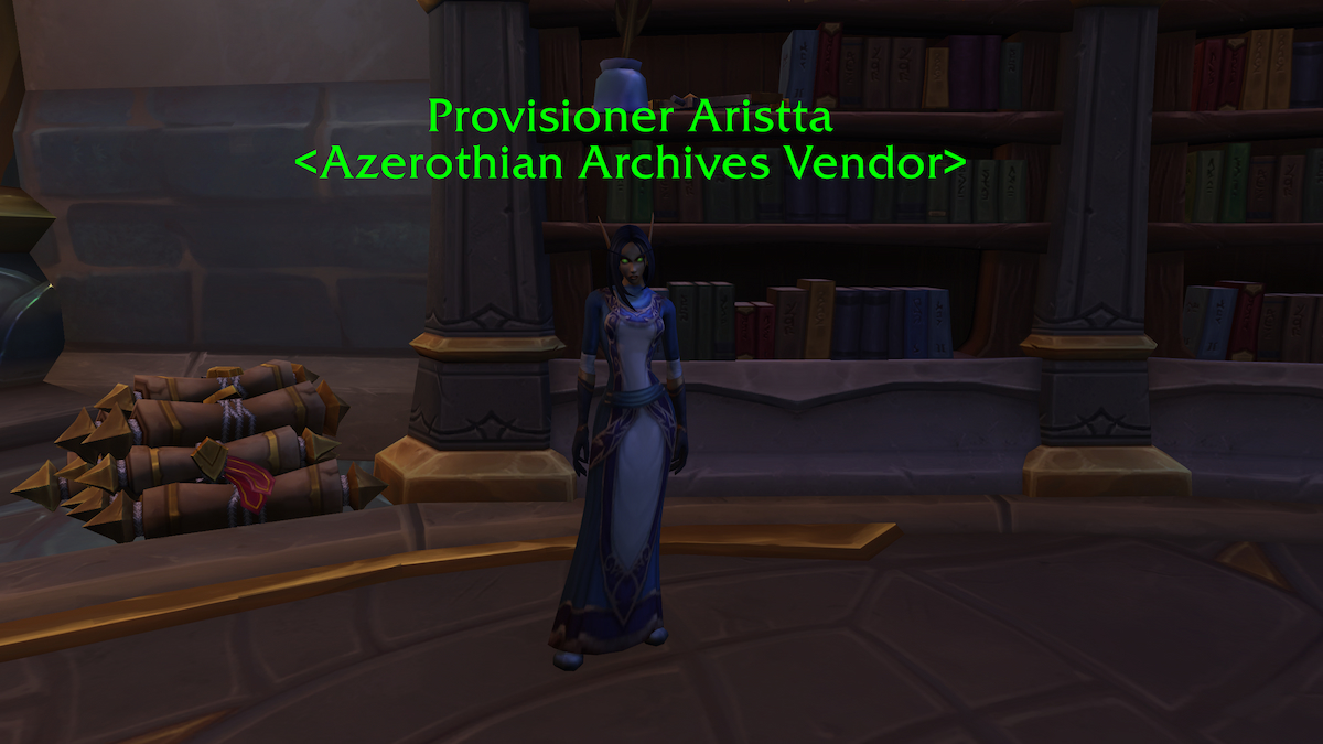 Provisioner Aristta in WoW Dragonflight standing