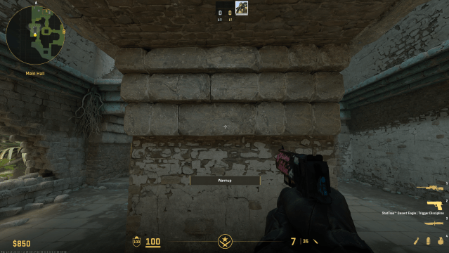 ZywOo'S crosshair in CS2.