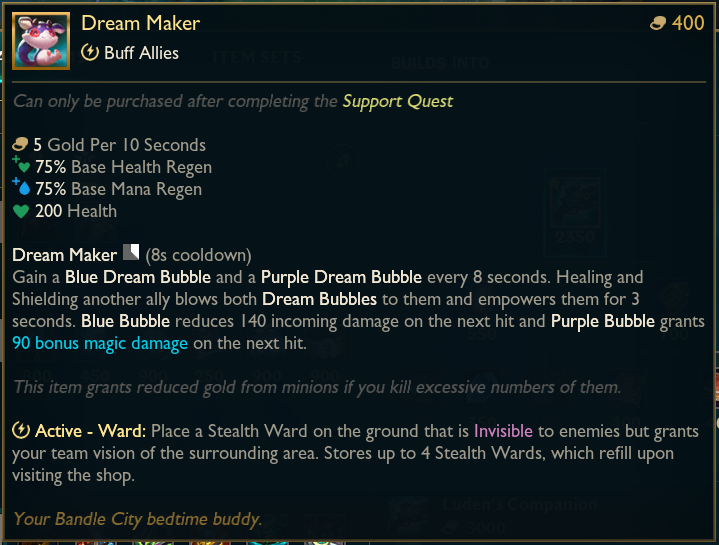 Dream Maker in League of Legends