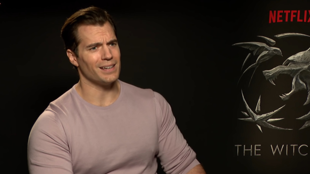 Henry Cavill during his interview for NME.
