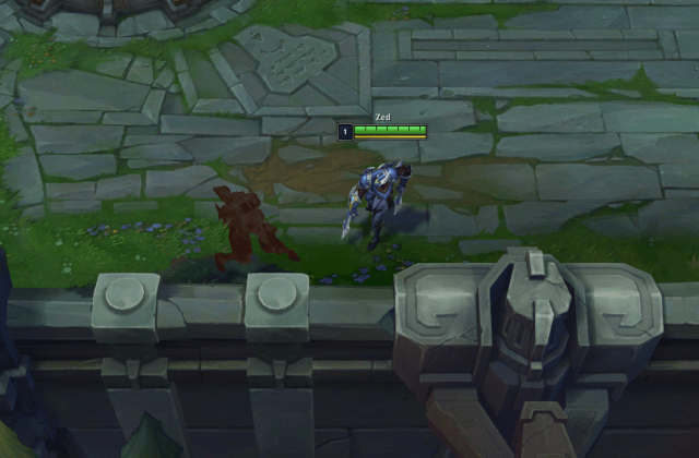 The Hubris statue on the Summoner's Rift.