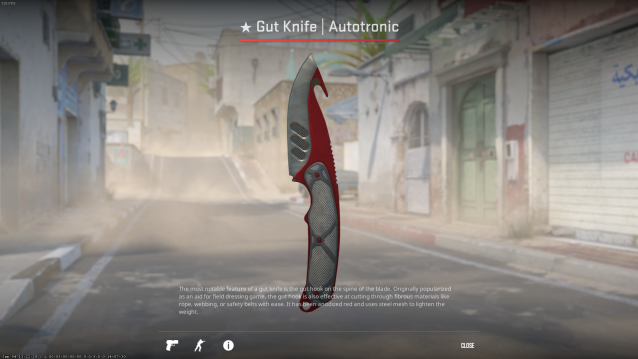 Gut Knife Autotronic from CS2.