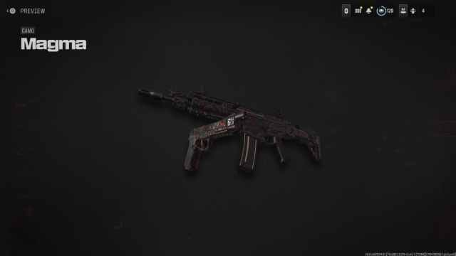 Magma animated camo in MW3.
