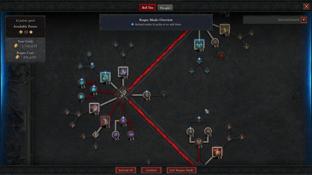 new respect skill tree in diablo 4 season 3 season of the construct