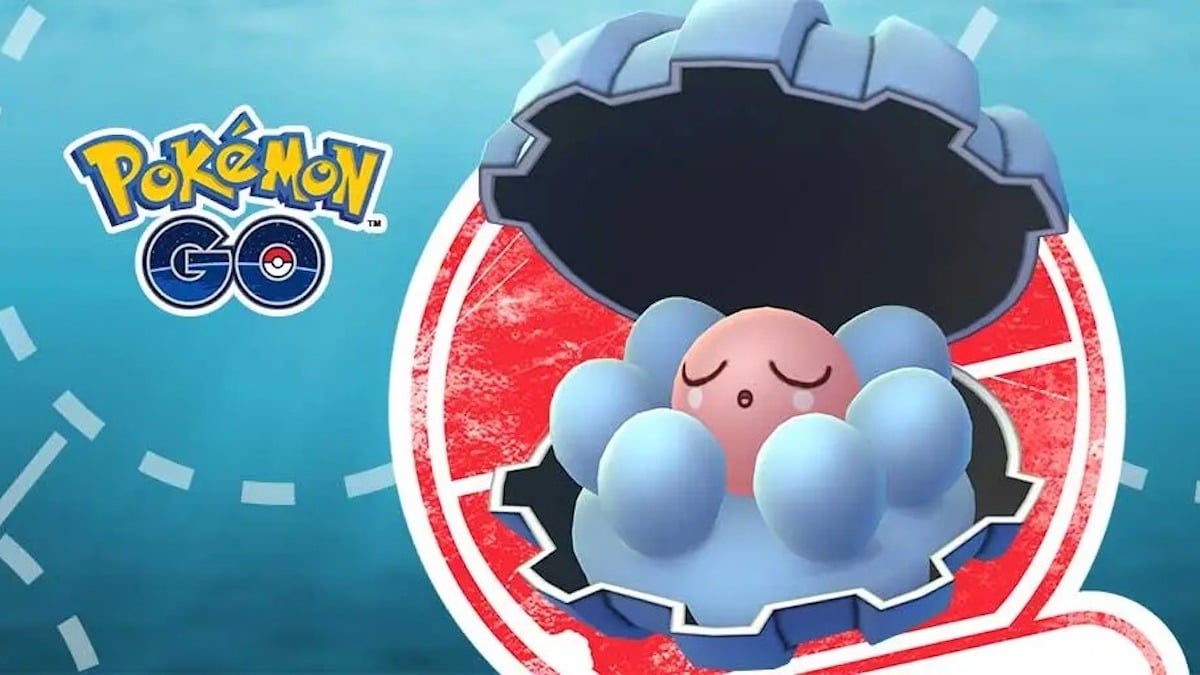 Clamperl in Pokemon Go.