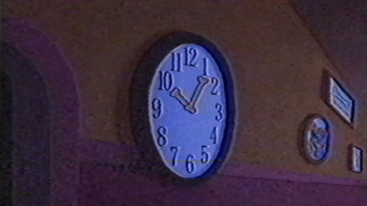 Clock in Smiling Critters' house for Poppy Playtime Chapter 3 opening cutscene