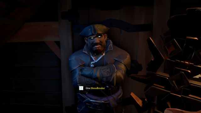 Mysterious Stranger in the tavern at the outpost