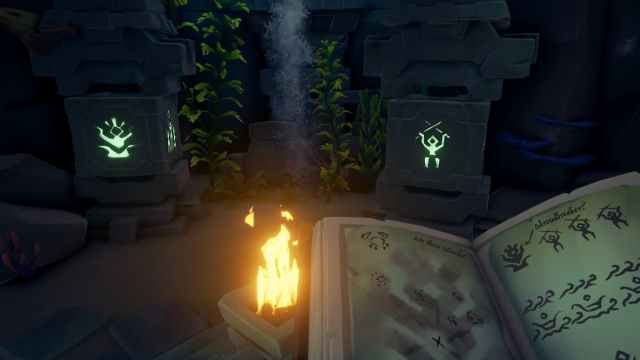 Puzzle room inside the Vault in Sea of Thieves