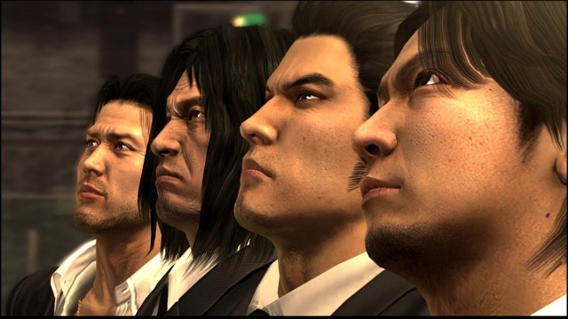 Yakuza 4 main cast Kiryu Akiyama Saejima Tanimura