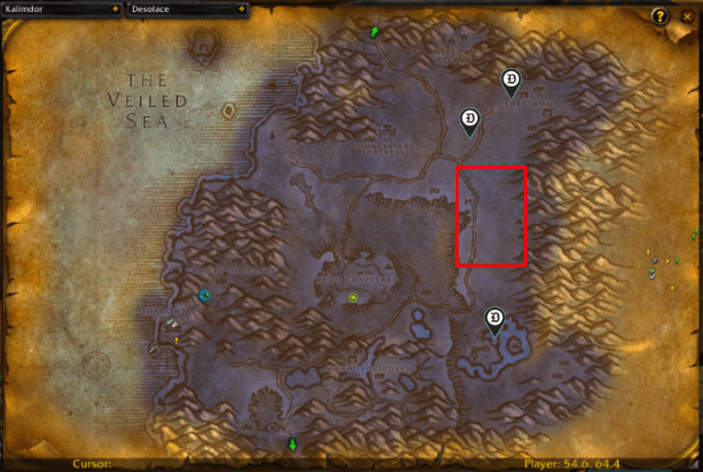 Locations of important places to visit when obtaining the Dreamstate rune.