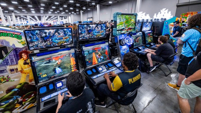 Evo 2023's arcade offerings.