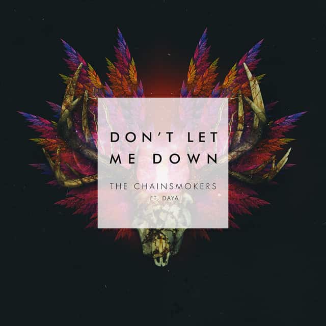An image from Fortnite Festival of the Don't Let Me Down cover art, which features a flower and the title. 