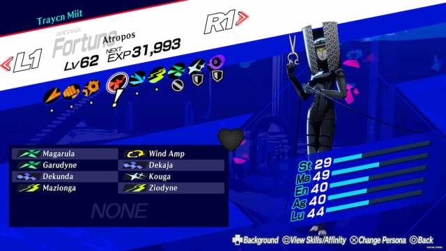 Using a Lightning Ability in Persona 3 Reload