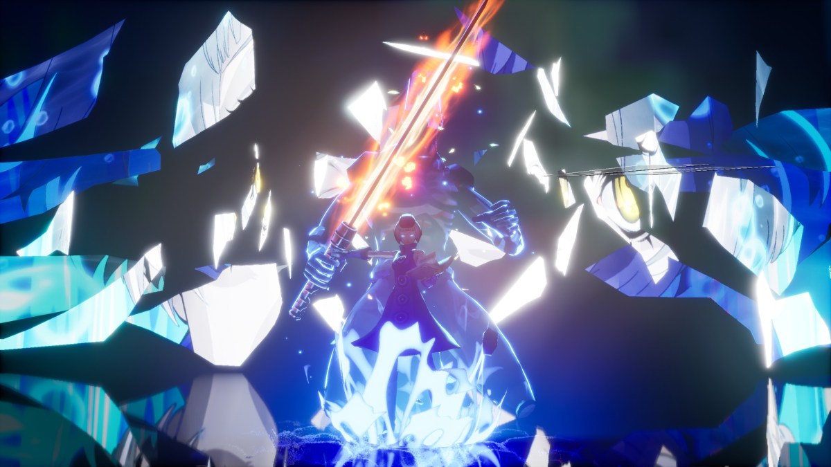 An image of Elizabeth readying an attack in Persona 3 Reload.