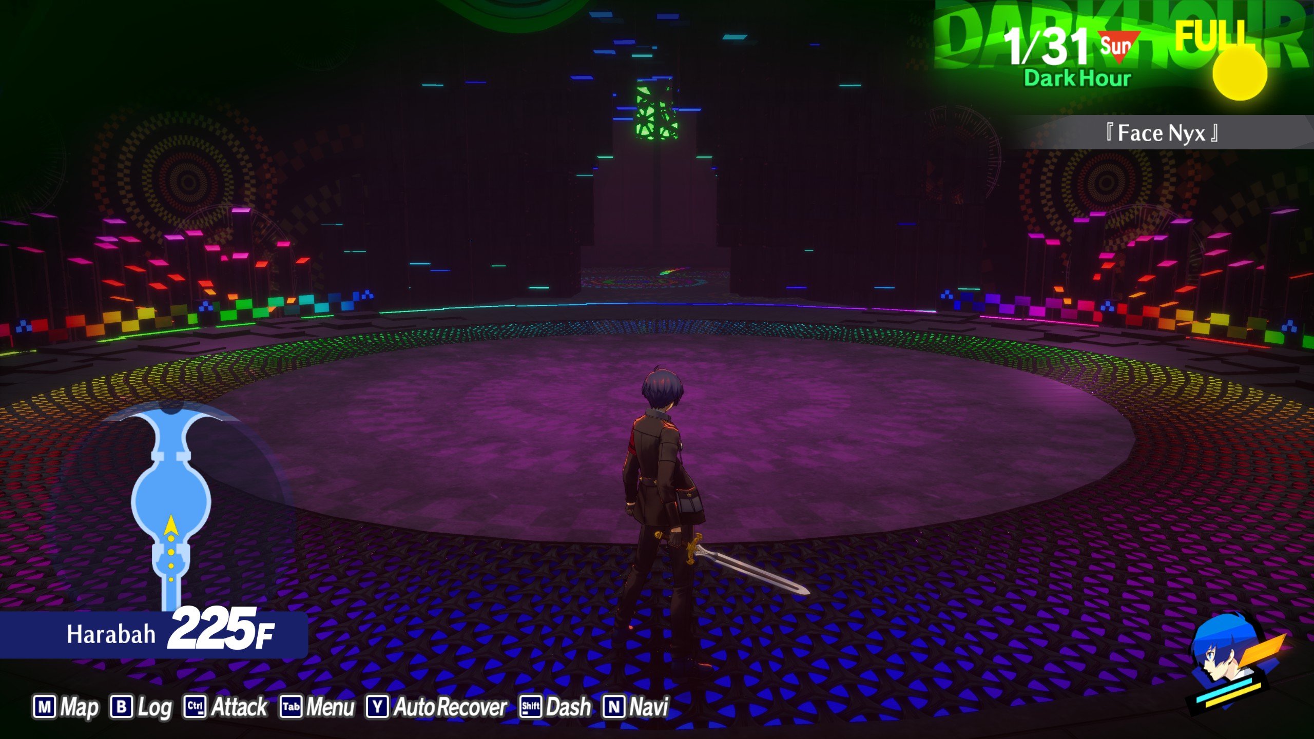 An image of the Harabah block in Persona 3 Reload.