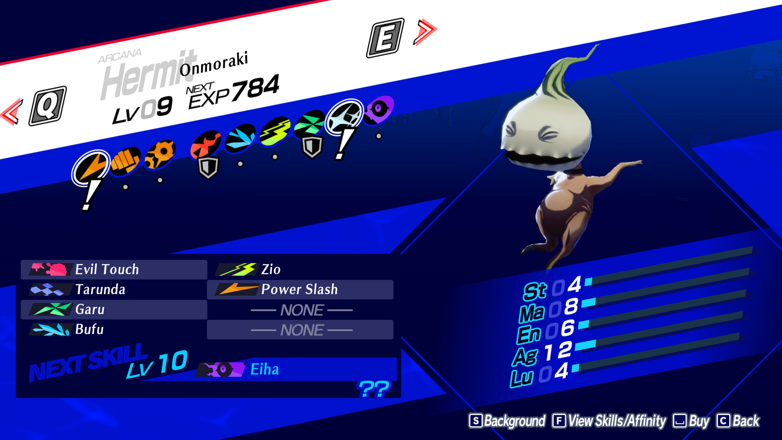 An image showcasing the Hermit Arcana in Persona 3 Reload.