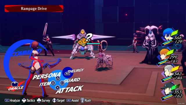 Persona 3 Reload characters are fighting against tough enemies