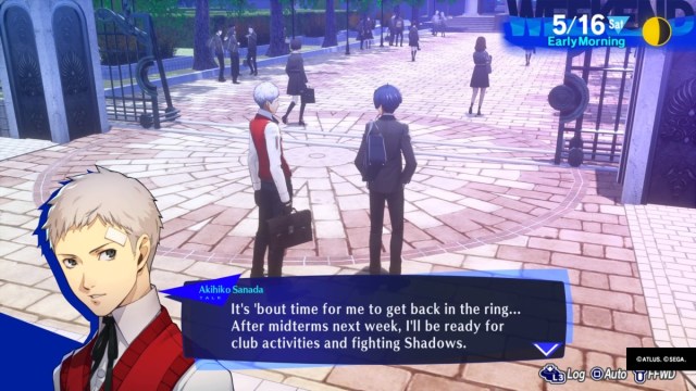 Akihiko ready for fighting shadows