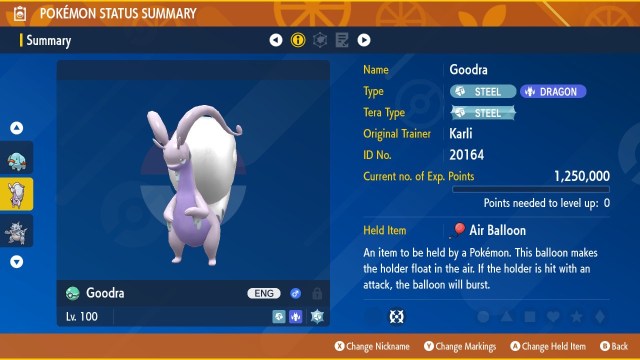 Hisuian Goodra info in Pokémon Scarlet and Violet