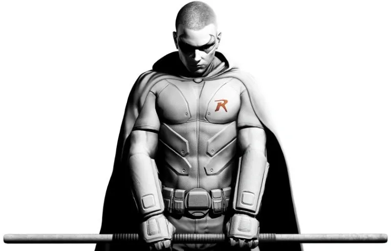 Promotional artwork of Tim Drake's Robin from Batman: Arkham City