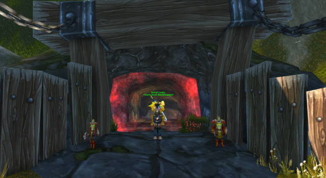 Alliance battlemaster at Refuge Pointe, Arathi Highlands