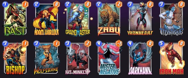 Marvel Snap deck